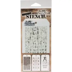 Stampers Anonymous Tim Holtz&reg; Mini Layered Stencil Set #16
