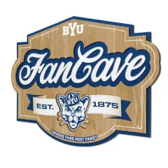 NCAA Fan Cave Sign BYU Cougars