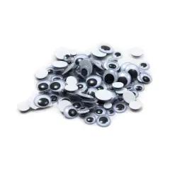 Charles Leonard Peel'n Stick Wiggle Eyes, 12 Packs of 100