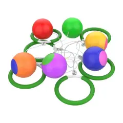 Toy Time 6 Piece Skip Ball Set