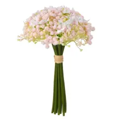 10" Mixed Pink & White Baby's Breath Bundle by Ashland&reg;