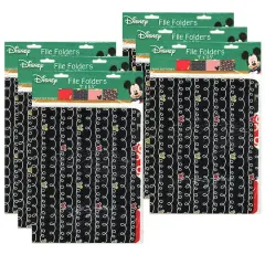 Disney&reg; Mickey Color Pop! File Folders, 6 Packs of 4