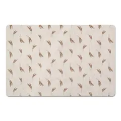 Feather Grass Floor Mat Cream and Rust