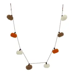 6ft. Yellow, Cream & Brown Pumpkin Garland by Ashland&reg;
