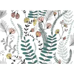 RoomMates Verso Peel & Stick Wallpaper Green/Pink