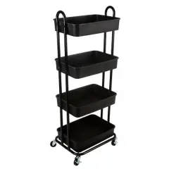Organize It All 4-Tier Rolling Multifunctional Storage Cart