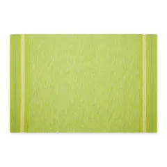 DII&reg; Modern Stripe Variegated Handwoven Recycled Yarn Rug, 2ft. x 3ft. Avocado