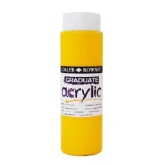 Daler-Rowney&reg; Graduate Acrylic, 500mL Cadmium Yellow Deep Hue