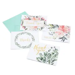 Floral Thank You Cards & Envelopes by Recollections&trade;, 4.25" x 5.5"