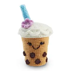 Intermediate Boba Tea Amigurumi Crochet Kit by Loops & Threads&reg;