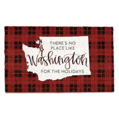 There's No Place Like Washington for the Holidays Doormat