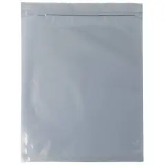 JAM Paper 10" x 13" Clear Foil Zip Closure Envelopes, 25ct.