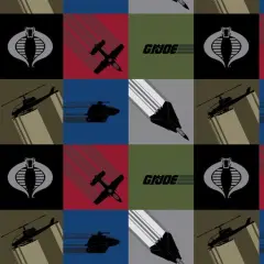 Camelot Fabrics G.I. Joe Block Cotton Precut Fabric Bundle