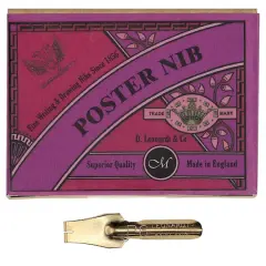 Manuscript Leonardt 6mm Poster Nib, 100ct.
