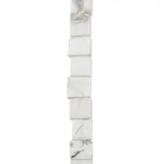 White Howlite Cube Beads, 4mm by Bead Landing&trade;