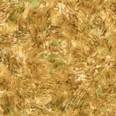 Robert Kaufman Wheat Gold Brush Strokes Cotton Fabric