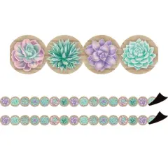 Teacher Created Resources Rustic Bloom Magnetic Border, 48ft.