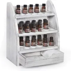 NEX&trade; 15" Essential Oils 45-Slot Storage Rack Gray