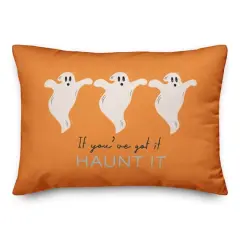 Got It Haunt It Throw Pillow