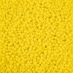 John Bead Terra Intensive 8/0 Czech Glass Seed Beads, 500g Yellow Matte