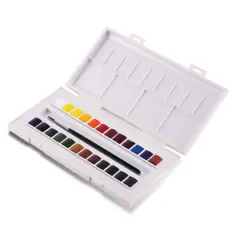 Sennelier La Petite Aquarelle 24-Color Half Pan Watercolor Set