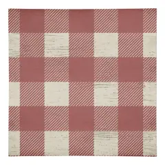 Red Buffalo Check Cotton Twill Napkin
