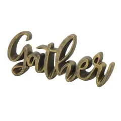 11" Vintage Gold Gather Tabletop D&eacute;cor by Ashland&reg;