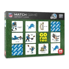 NFL Memory Match Game Detroit Lions