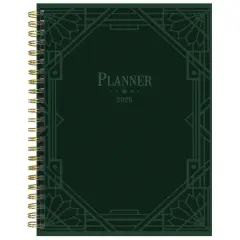 TF Publishing 2025 Medium Emerald Edition Weekly Monthly Spiral Planner