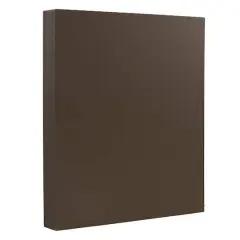 JAM Paper Chocolate Brown8.5" x 11" Heavyweight Cardstock, 50ct.