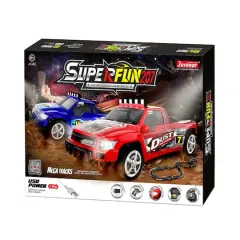 Joysway&reg; SuperFun 207 USB Power Slot Car Racing Set