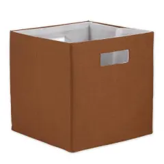 DII&reg; 11" Polyester Solid Storage Cube Cinnamon
