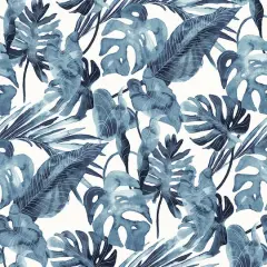 Tommy Bahama Falling Fronds Peel & Stick Wallpaper Lapis