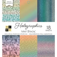 DCWV&reg; Holographics Mat Stack&reg;, 6" x 6"