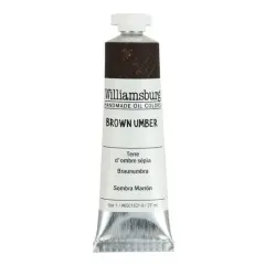 Williamsburg&reg; Artist Oil Colors, 37mL Brown Umber