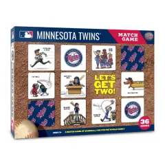 Major League Baseball Licensed Memory Match Game Minnesota Twins