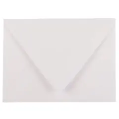 JAM Paper 4.375" x 5.75" Invitation Envelopes with Euro Flap, 50ct. White
