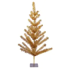 3ft. Unlit Gold Tinsel Twig Artificial Christmas Tree