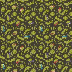 Nickelodeon TMNT Green TMNT In NYC Cotton Fabric