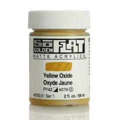 Golden&reg; 2oz. SoFlat Matte Acrylic Paint Yellow Oxide