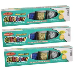 Charles Leonard Glitter Sets, 3 Packs of 6