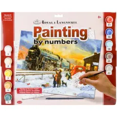 Royal & Langnickel&reg; Home For Christmas Paint By Number Kit