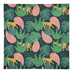 Tropical Cheetahs 10" x 10" Cotton Twill Napkin