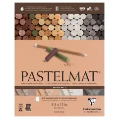 Clairefontaine Pastelmat&reg; Premium Paper Pad, 9" x 12" Palette 2