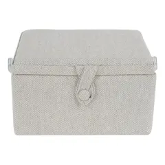 11.5" Gray Sewing Basket by Loops & Threads&reg;