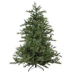 7.5ft. Pre-Lit Oregon Noble Fir Artificial Christmas Tree,Warm White LED Lights