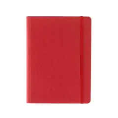 Fabriano&reg; Ecoqua Plus Dotted A5 Hidden Spiral-Bound Notebook Red