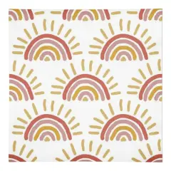 Sun Print Cotton Twill Napkin Sunset