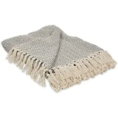 DII&reg; Zig-Zag Throw Gray