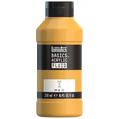Liquitex&reg; BASICS&reg; Acrylic Fluid, 8.45oz. Gold